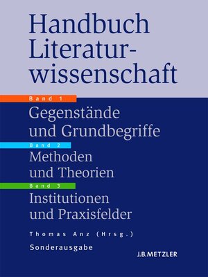 cover image of Handbuch Literaturwissenschaft